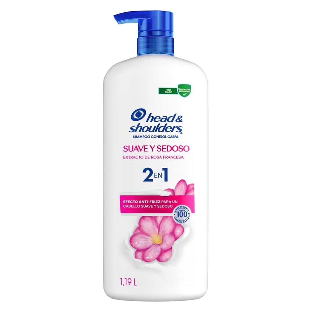Head & Shoulders Shampoo Control Caspa con Extracto de Rosa Francesa 1.19 L / 40.24 oz