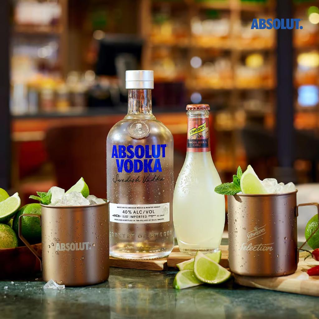 Absolut Vodka 1 L / 33.8 oz