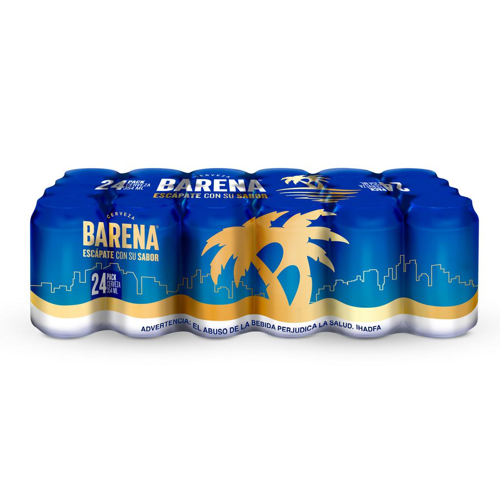 Barena Refrescante Cerveza Hondureña en Lata 24 Unidades / 355 ml / 12 oz