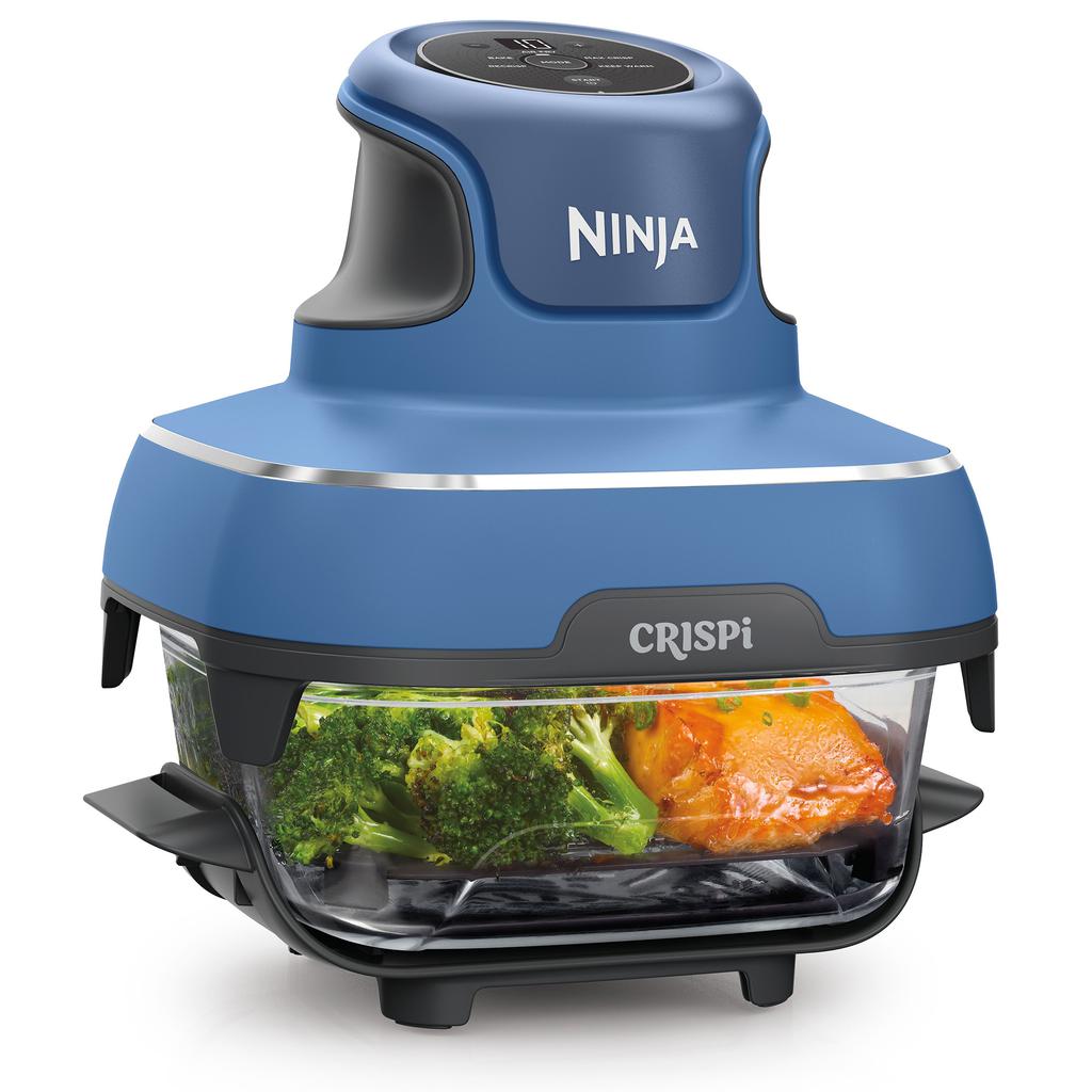 Ninja Crispi Freidora de Aire Portátil con Recipiente de Vidrio 4 en 1 FN103CO