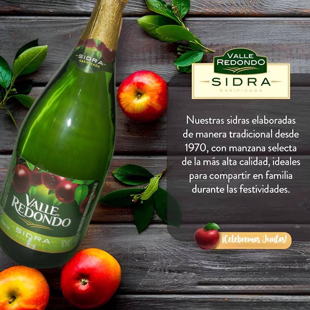 Valle Redondo Sidra Bebida Alcohólica 1 700 mL