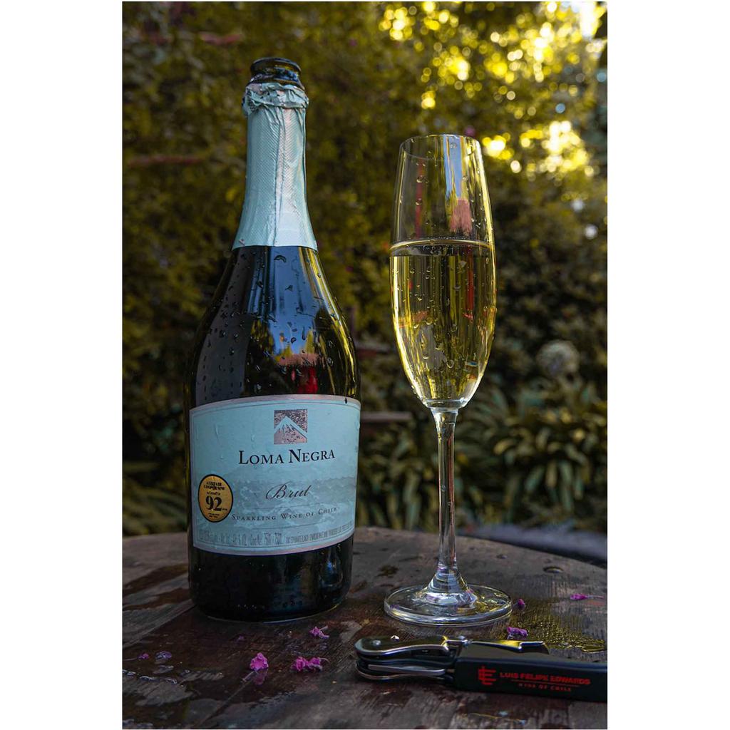 Loma Negra Vino Blanco Espumoso Brut de Chile 750 mL