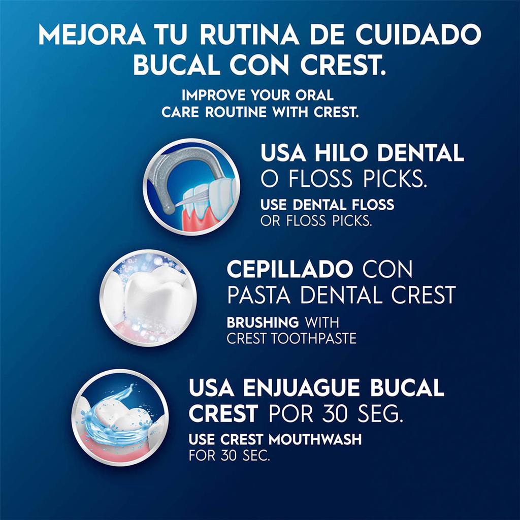 Crest Complete Crema Dental Blanqueadora Plus Scope Outlast 5 Unidades / 178 g / 6.3 oz