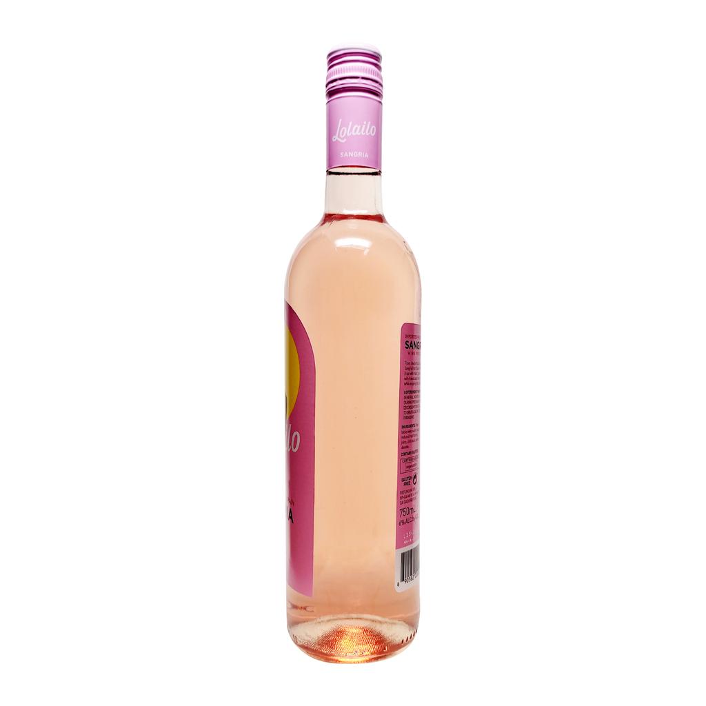 Lolailo Sangría Rosada con 6 % de Alcohol por Volumen  750 ml