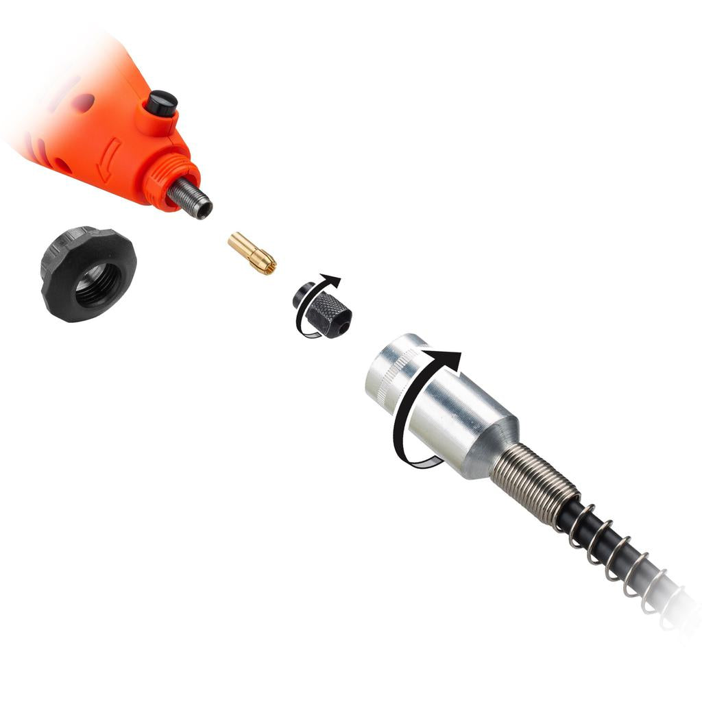 Mastergrip Juego de Herramientas Rotativas 229 Piezas