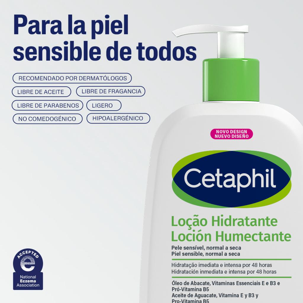 Cetaphil Loción Humectante para Piel Sensible Normal a Seca 1 L
