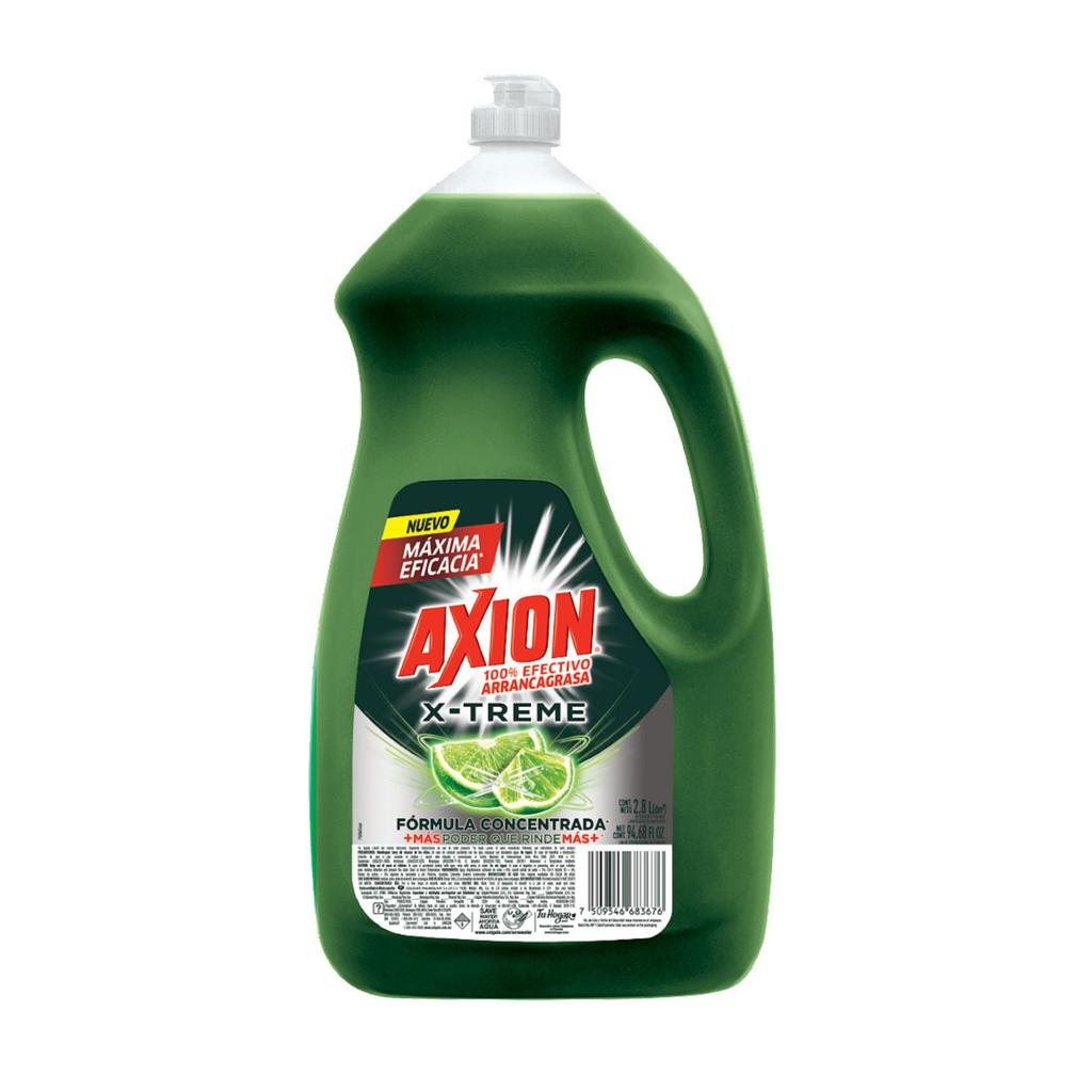 Axion X-Treme Arranca Grasa Jabon Lava Vajillas Liquido 2.8 L / 94.67 oz