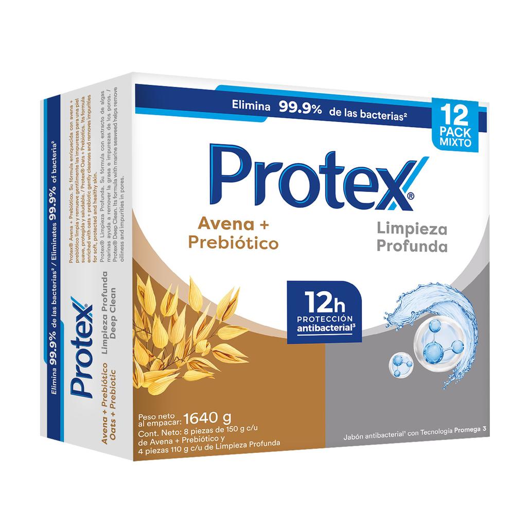 Protex Jabón de Baño Surtido en Barra 12 Unidades