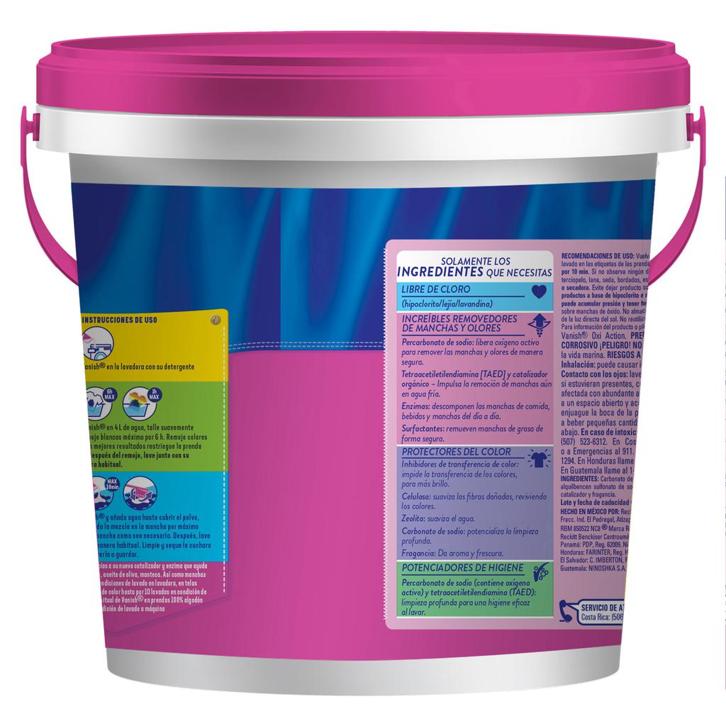 Vanish Rosa Removedor de Manchas en Polvo 2.8 kg