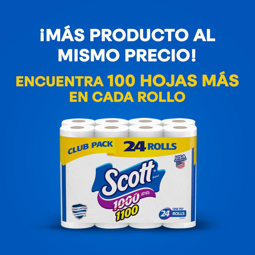 Scott Papel Higiénico 24 Unidades / 1 100 Hojas
