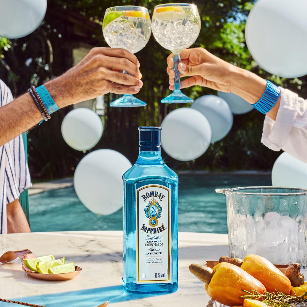 Bombay Sapphire Ginebra London Dry 1 L