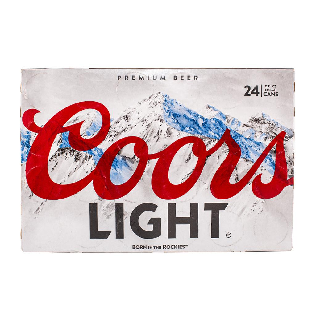 Coors Cerveza Light 24 Unidades / 355 mL / 12 oz