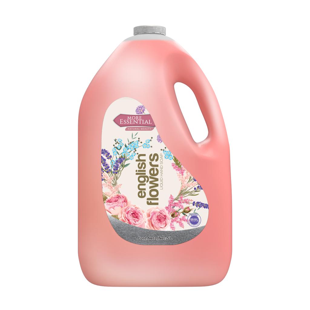 More Essential Jabon Antibacterial Liquido English Flower 5 L