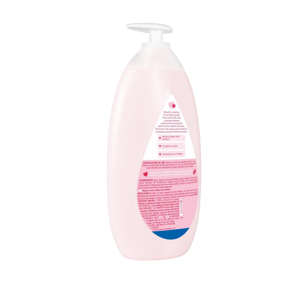 Johnson's Baby Crema Hidratante Libre de Parabenos 800 mL