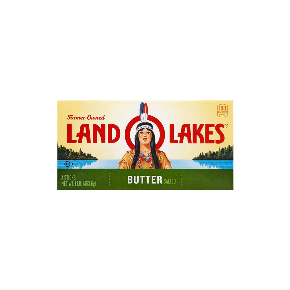 Mantequilla Amarilla Land O Lakes Con Sal 453.6 Gr