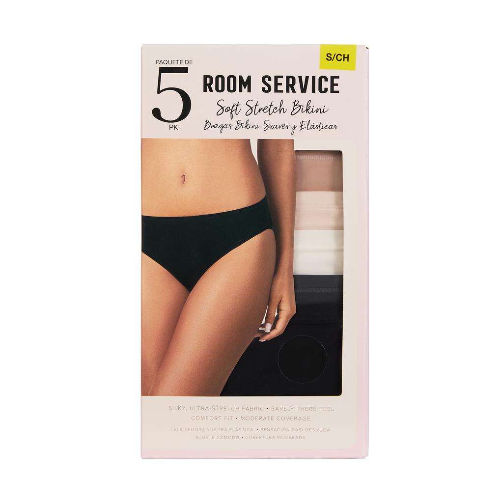 Room Service Set de Pantis Tipo Bikini para Mujer 5 Unidades