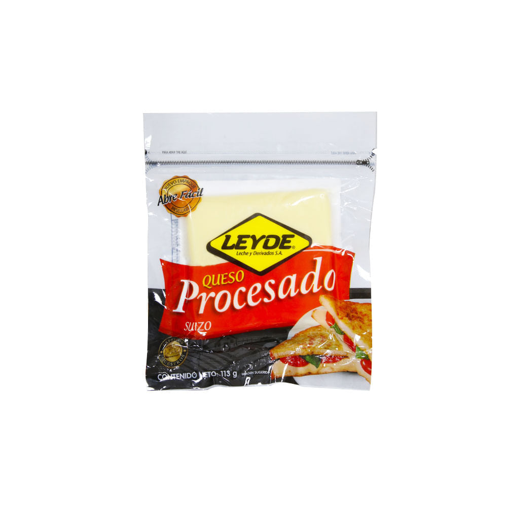 Queso Procesado Leyde Suizo 113 Gr