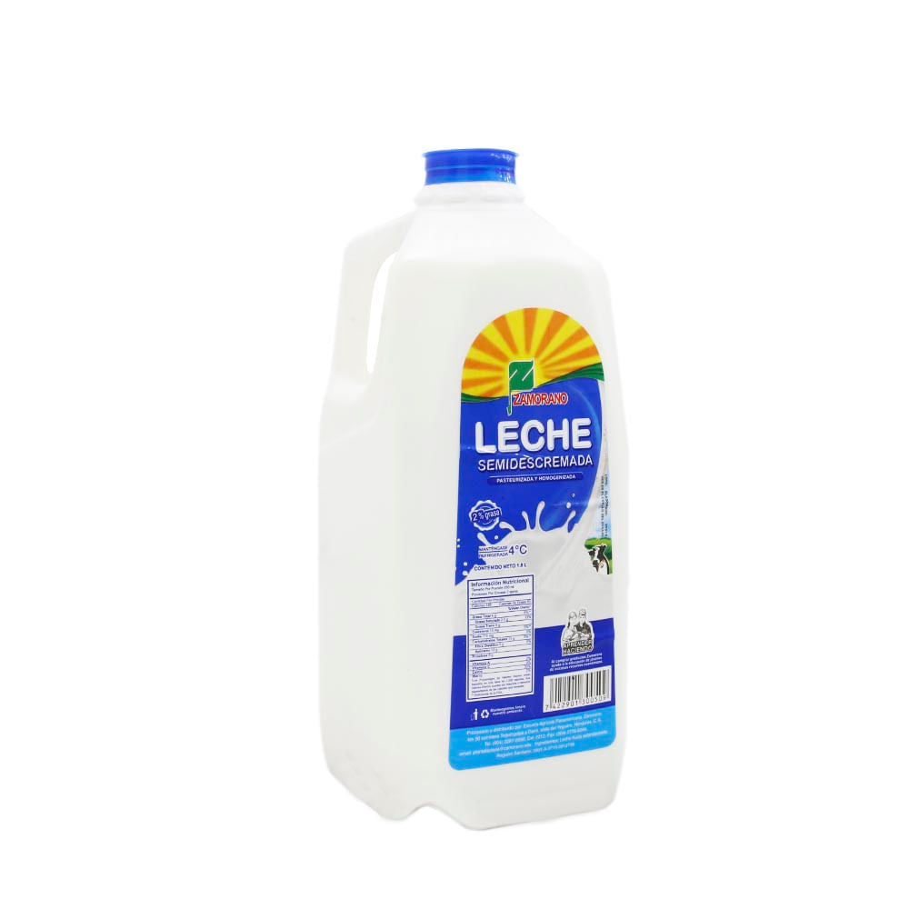 Leche Zamorano Semi-Descremada 1.8 Lt