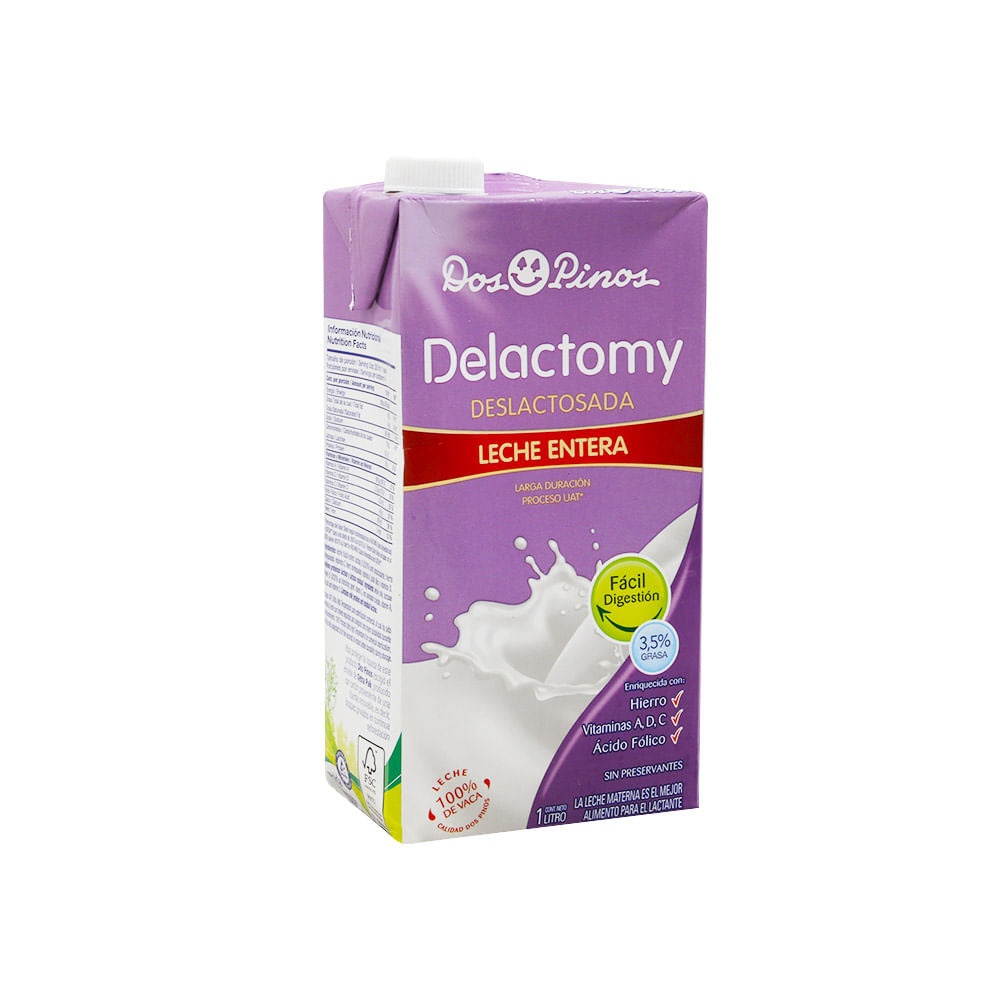 Leche Deslactosada Dos Pinos Delactomy 1 Lt