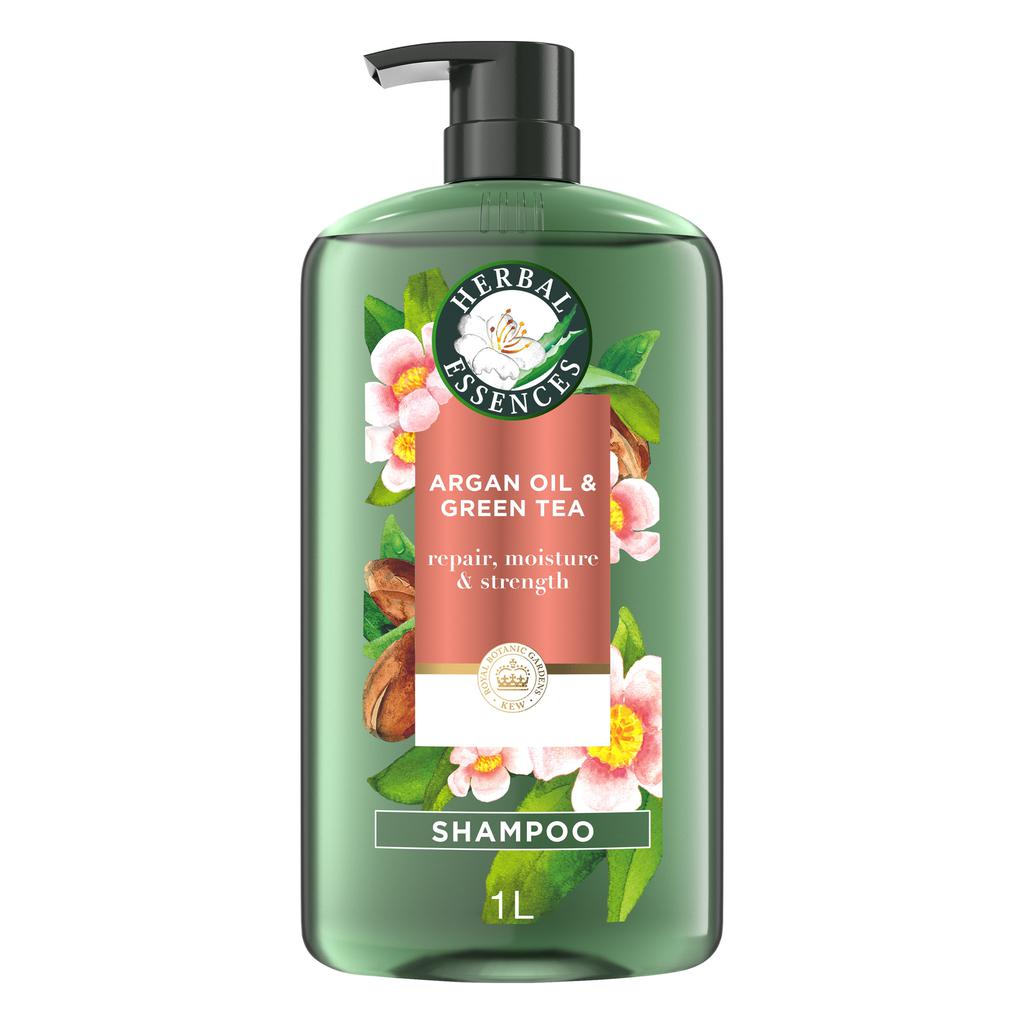 Herbal Essences Shampoo con Aceite de Argán y Té Verde 1 L / 33.8 oz