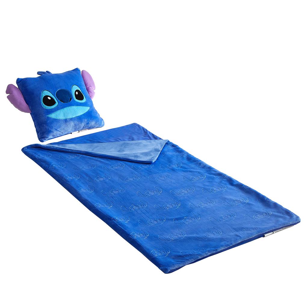Disney Set de Almohada y Saco de Dormir de Personajes Animados para Niños