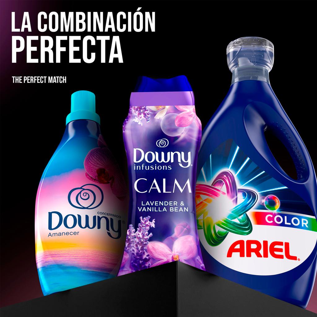 Downy Infusions Calm Perlas de Perfume Intensificadoras de Aroma a Lavanda y Vainilla 963 g / 34 oz