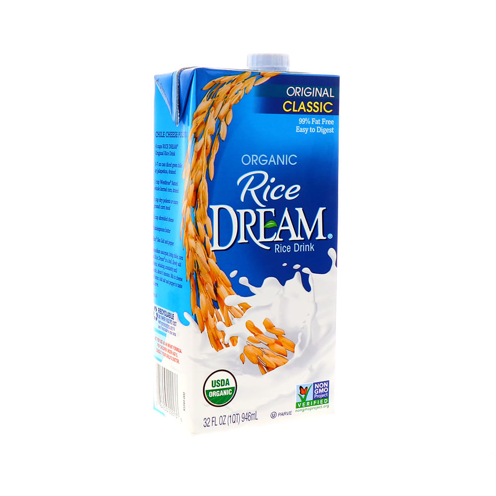 Bebida Sueño De Arroz Orgánica Clasica Original 946 Ml