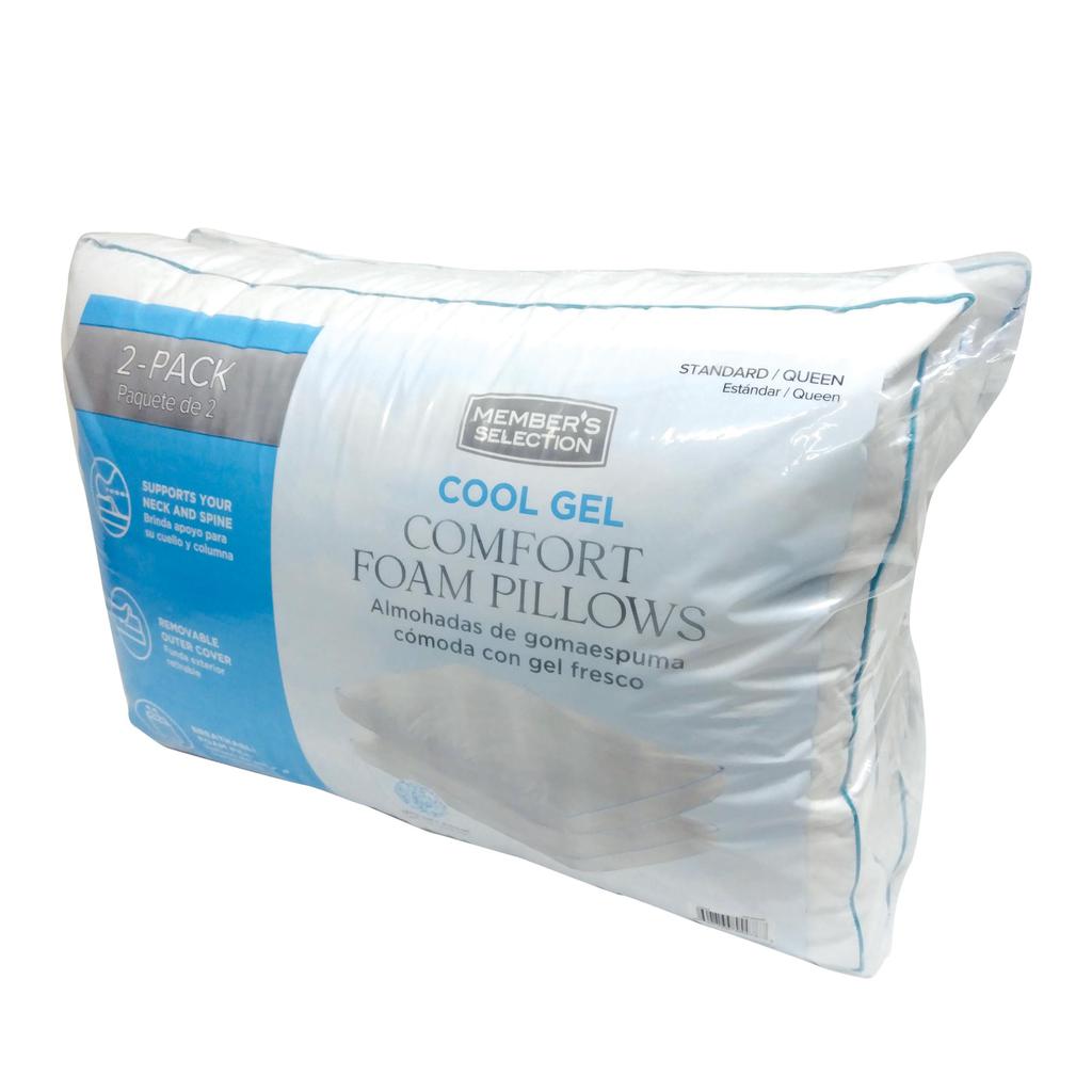 Almohadas de Gomaespuma Cómoda con Gel Fresco 2 Unidades / 45.72 cm x 66.04 cm / 18" x 26"