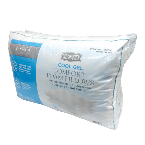 Almohadas de Gomaespuma Cómoda con Gel Fresco 2 Unidades / 45.72 cm x 66.04 cm / 18" x 26"