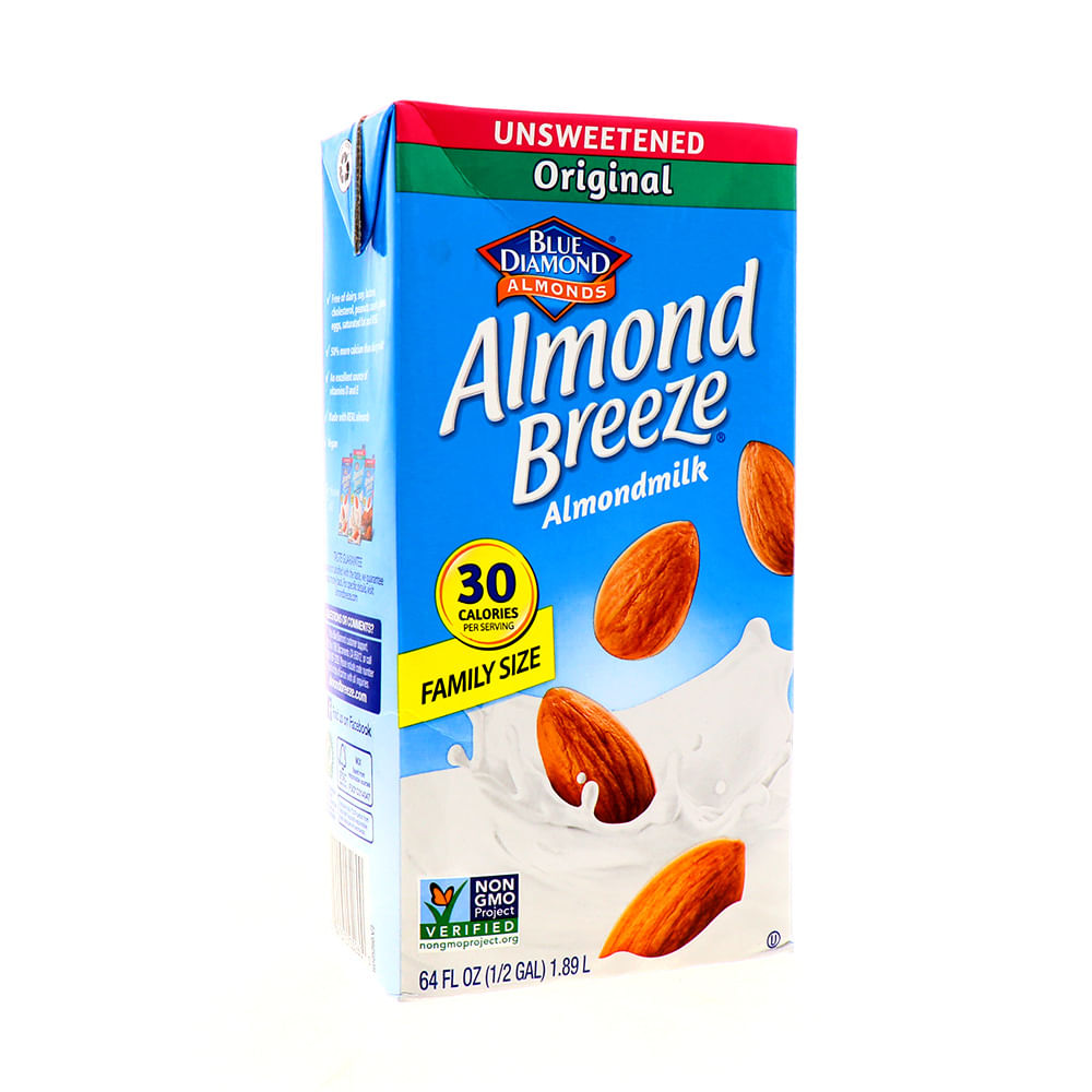 Bebida De Almendra Blue Diamond Sin Azúcar Original64 Oz