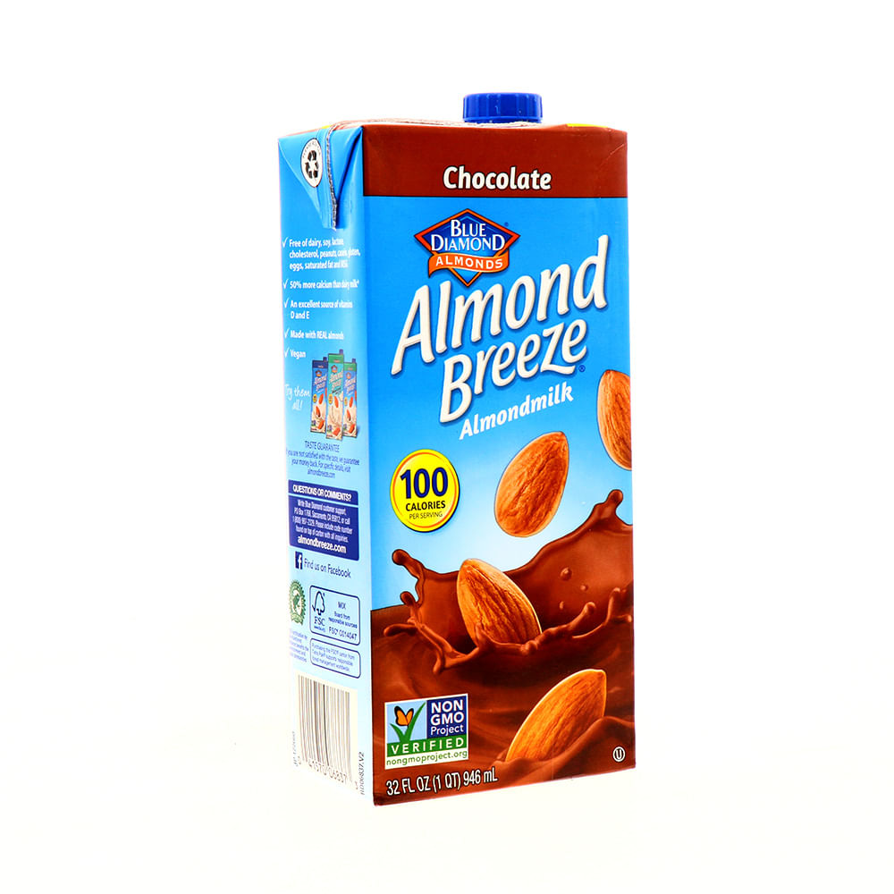Bebida De Almendra Blue Diamond Con Chocolate 946 Ml