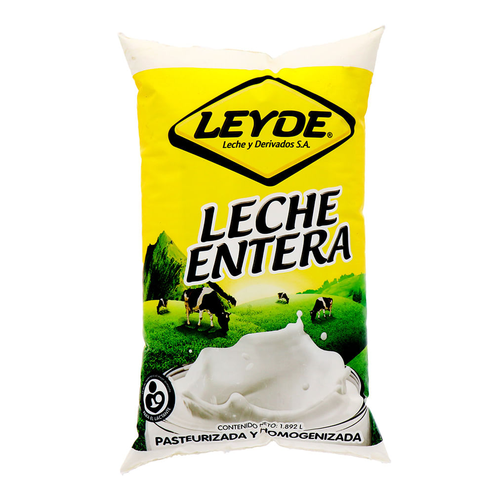 Leche Leyde Entera En Bolsa 1.89 Lt