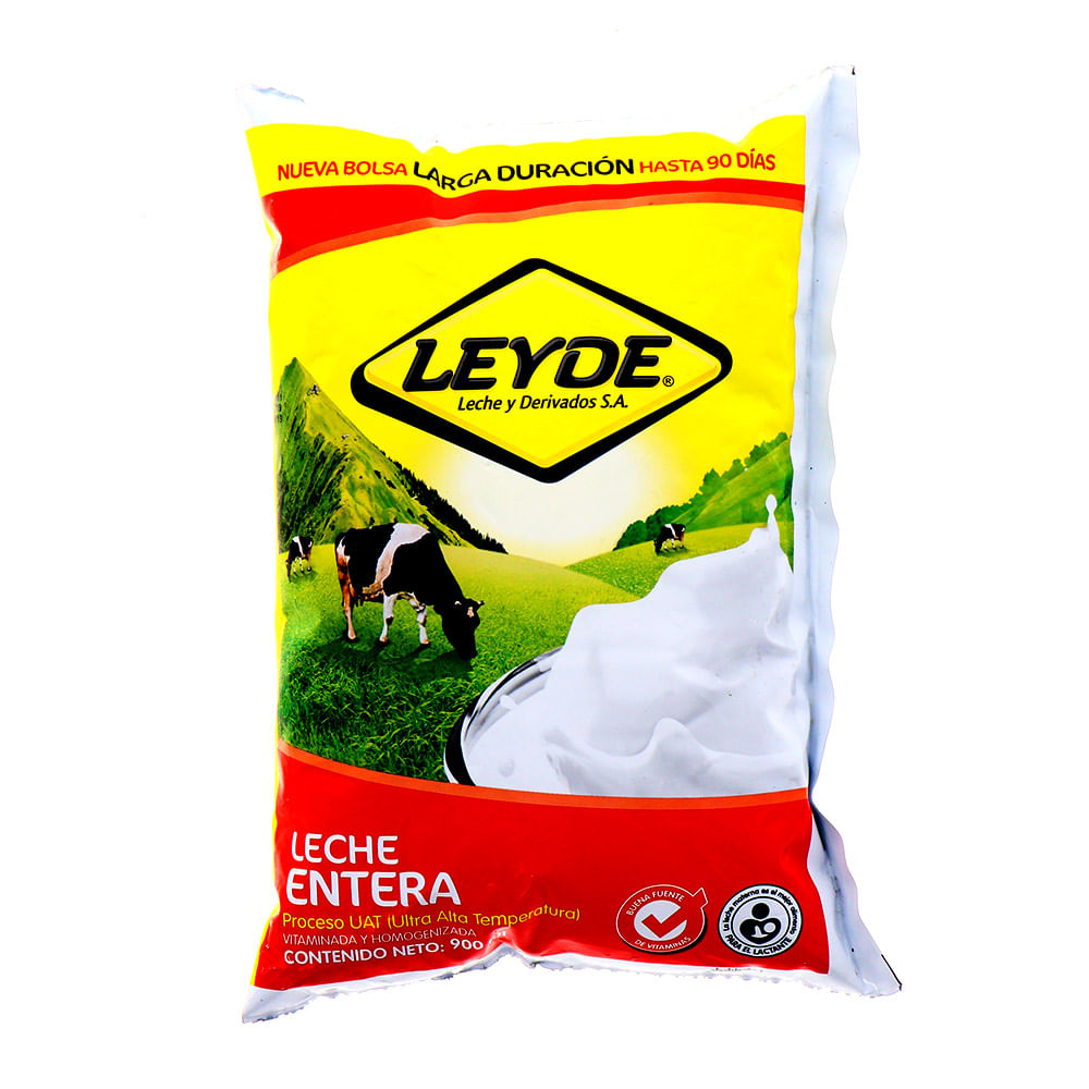 Leche Uht Leyde Entera 900 Ml