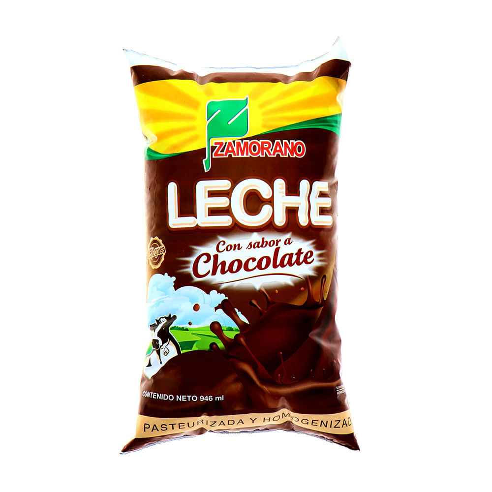 Leche Zamorano Sabor Chocolate 946 Ml
