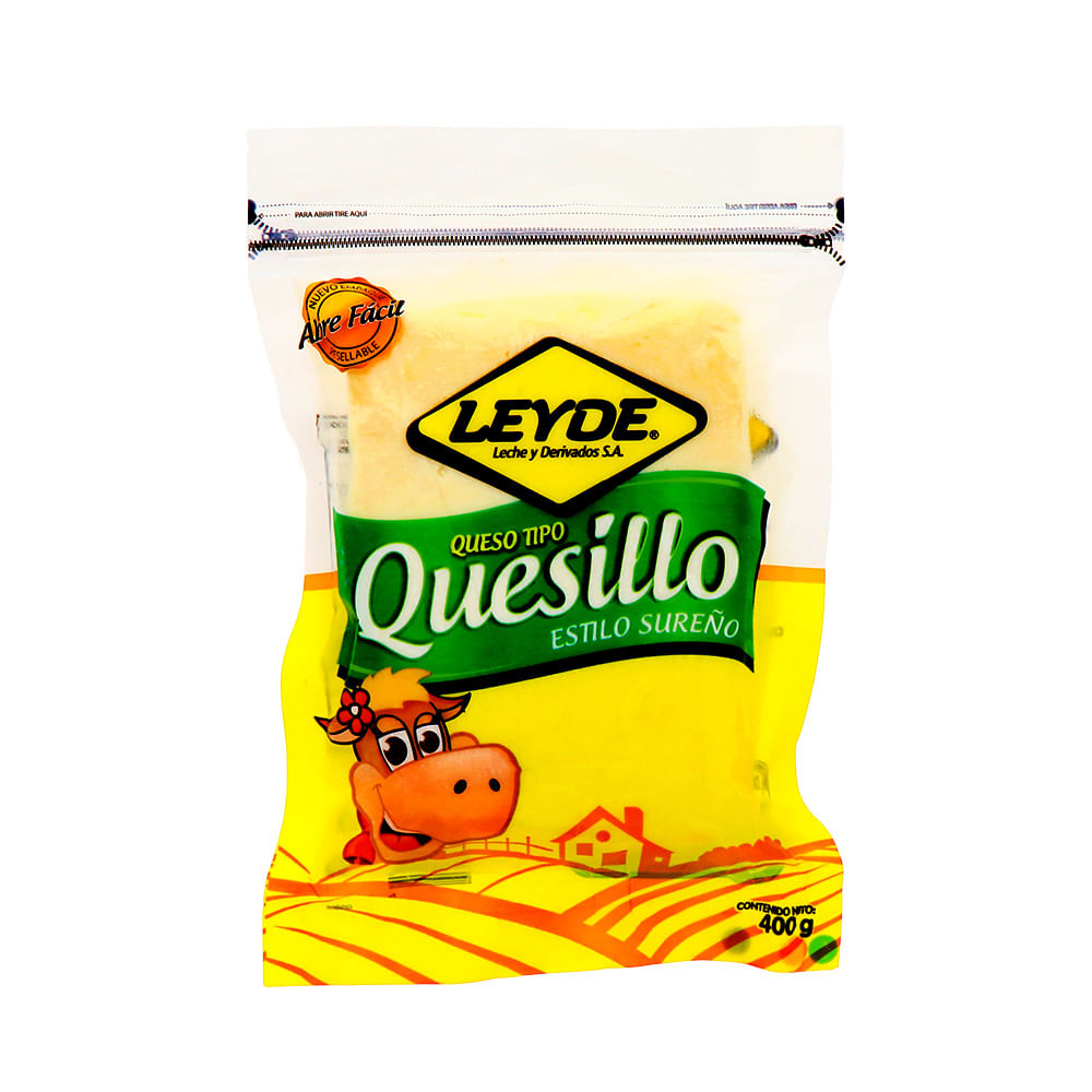 Queso Tipo Quesillo Leyde Estilo Sureño 400 Gr