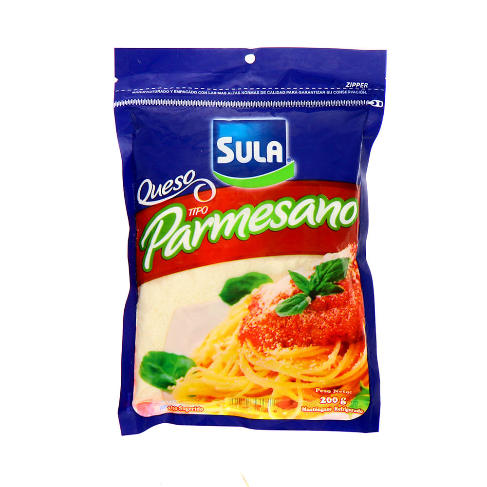 Queso Tipo Parmesano Sula 200 Gr