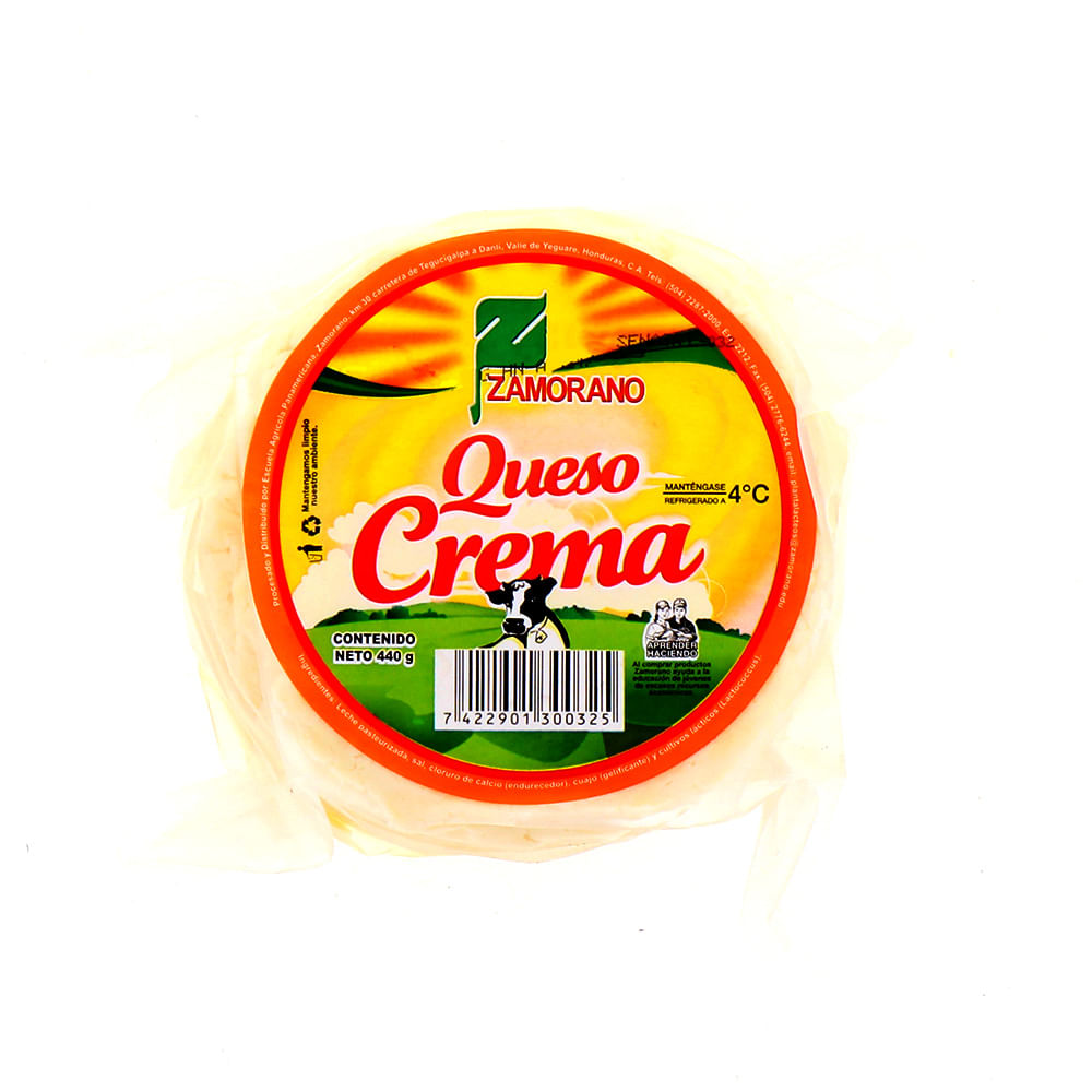 Queso Crema Zamorano 440 Gr