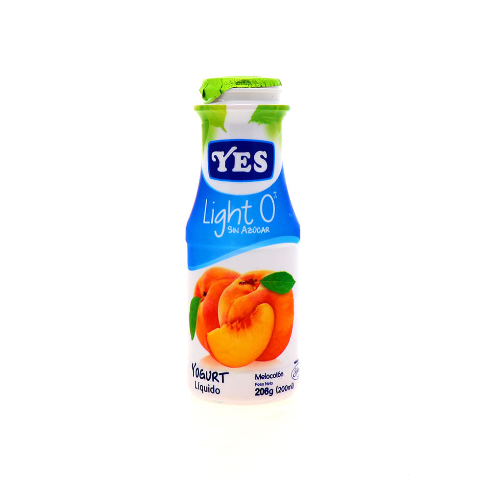 Yogurt Yes Light Sabor Melocotón 206 Gr