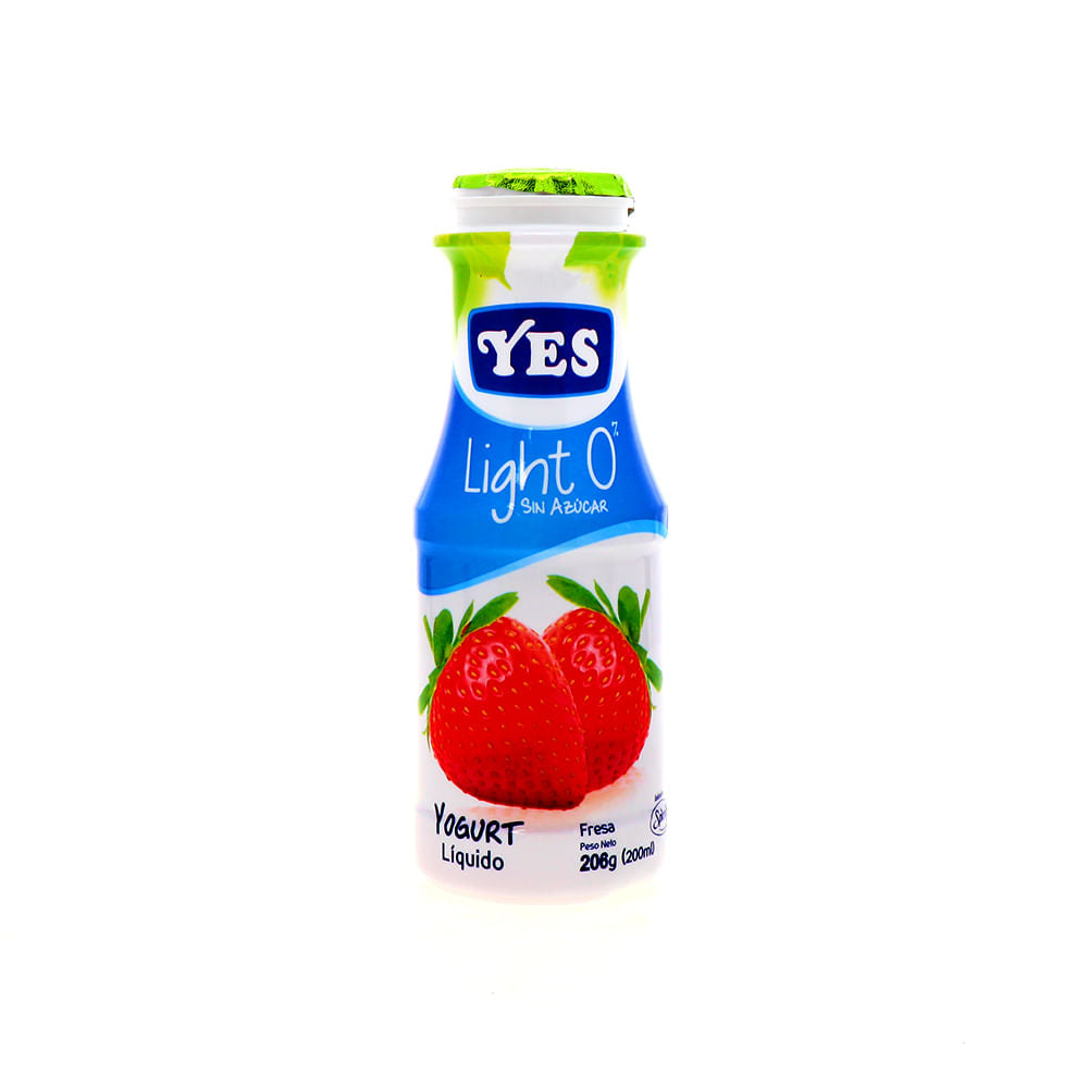 Yogurt Yes Light Sabor Fresa 206 Gr
