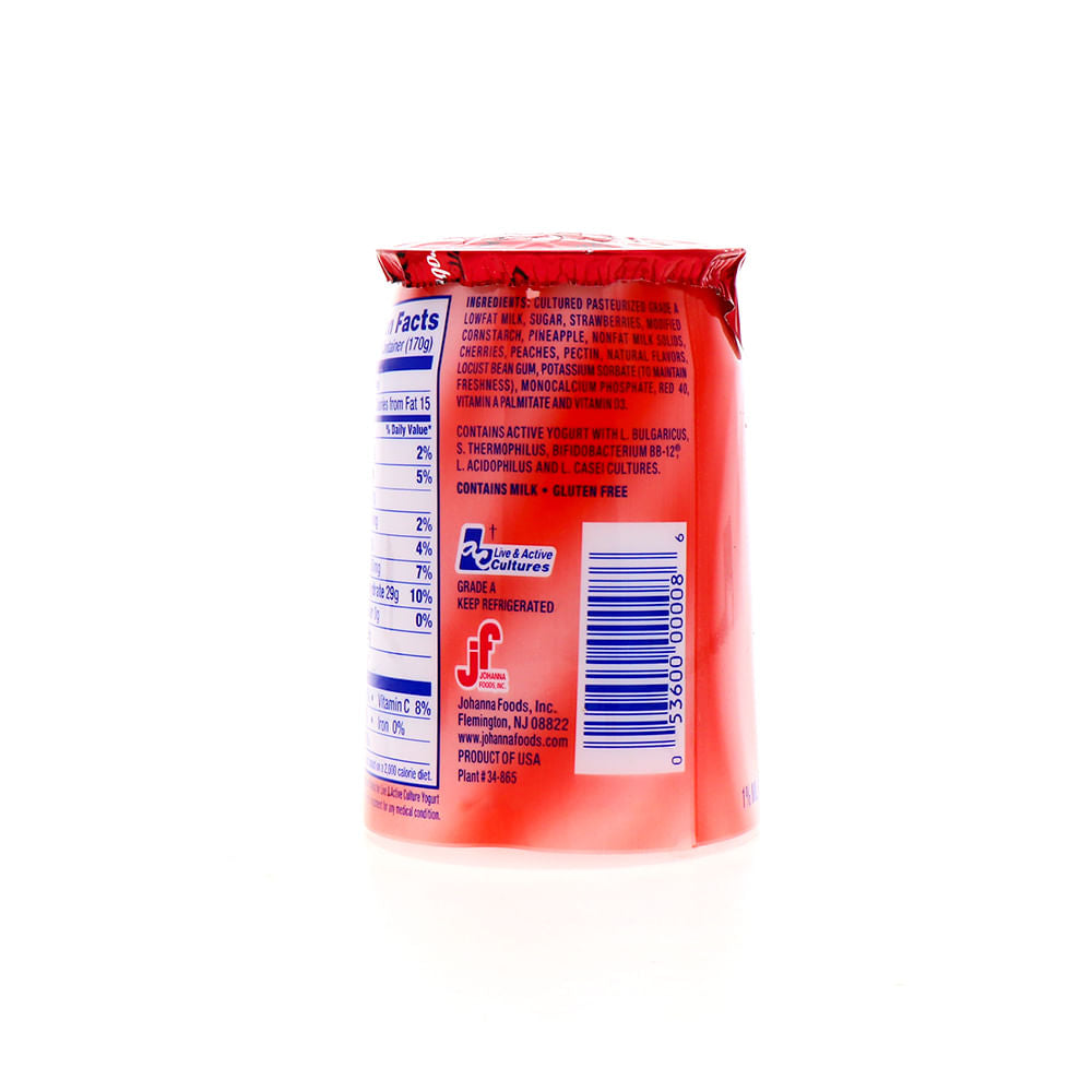 Yogurt Probiótico La Yogurt Original Variedad Fresas 6 Oz