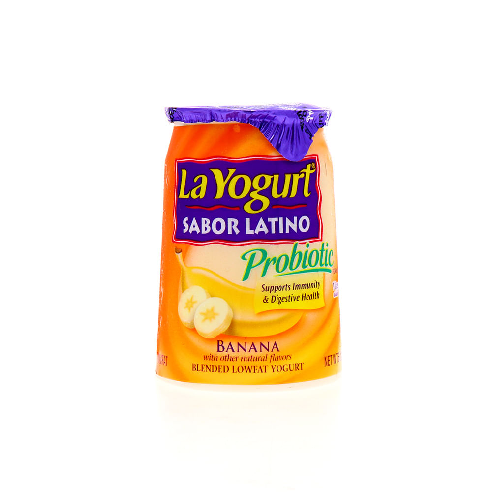 Yogurt Probiótico La Yogurt Sabor Banano 6 Oz