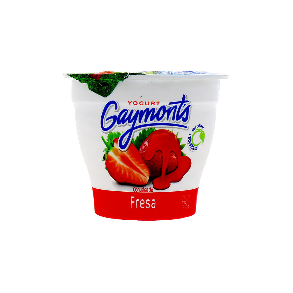Yogurt Gaymont´S Con Jalea De Fresa 125 Gr
