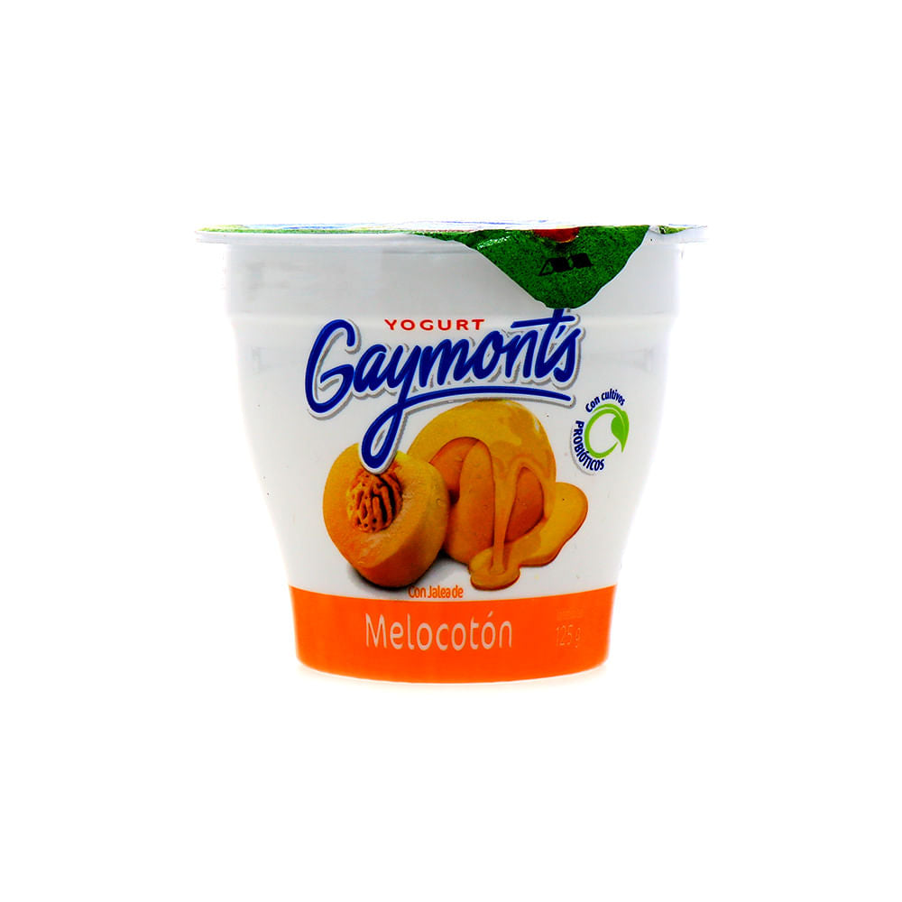 Yogurt Gaymont´S Con Jalea De Melocotón 125 Gr