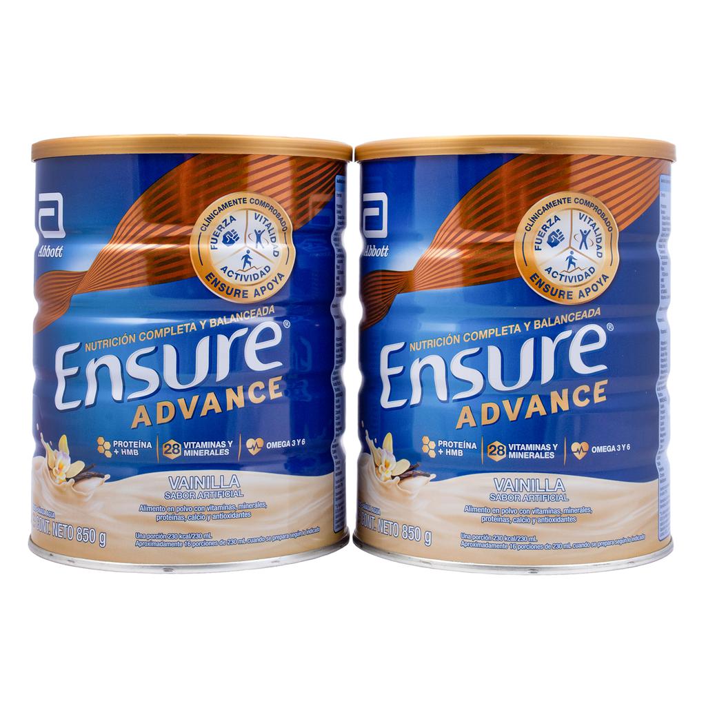 Ensure Advance Suplemento en Polvo 2 Unidades / 850 g