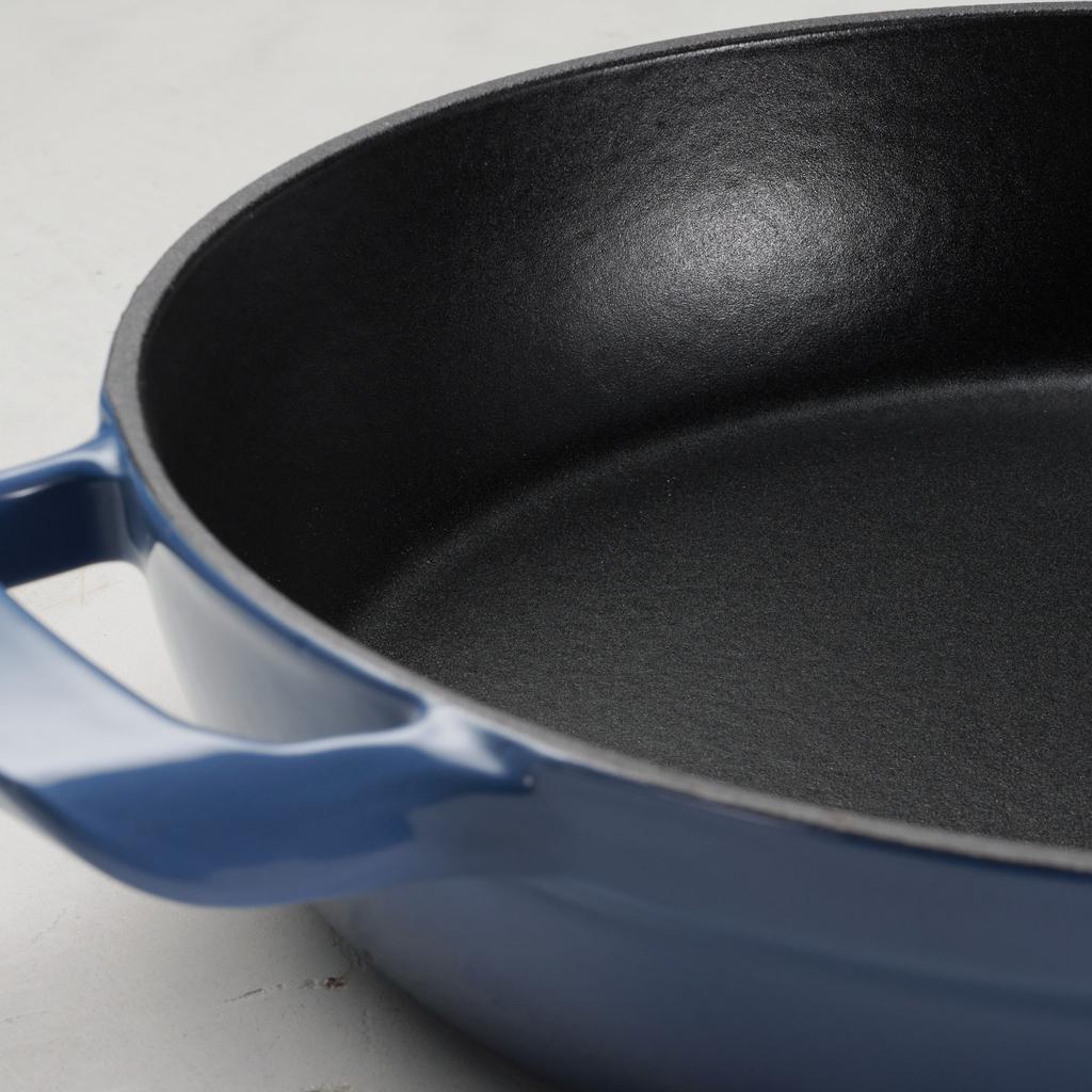 Tramontina Sartén de Hierro Fundido Esmaltado con Tapa 30.48 cm / 12"