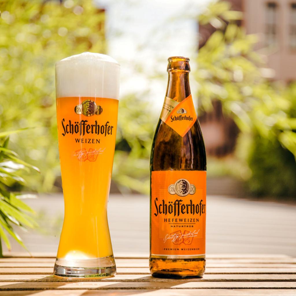 Schofferhofer Cerveza Hefeweizen Importada 5 Unidades / 500 mL + Copa