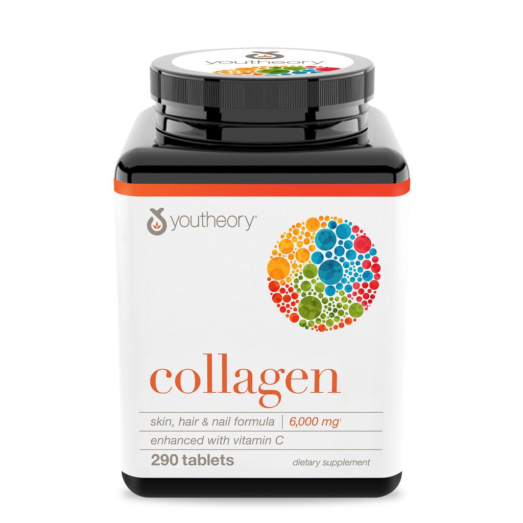 Youtheory Colágeno Avanzado 290 Tabletas / 20.68 mg