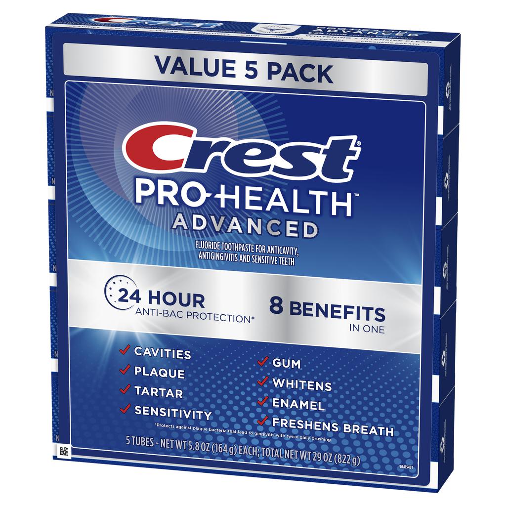 Crest Pro Health Advanced Pasta Dental para Dientes Sensibles 5 Unidades / 164 g / 5.8 oz