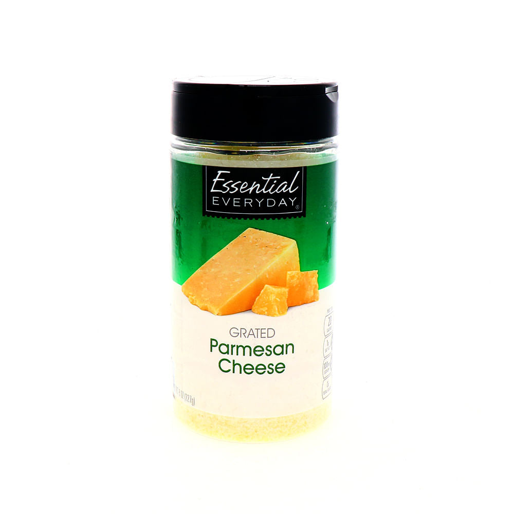 Queso Parmesano Rallado en Bote de 8Oz Essential Everyday