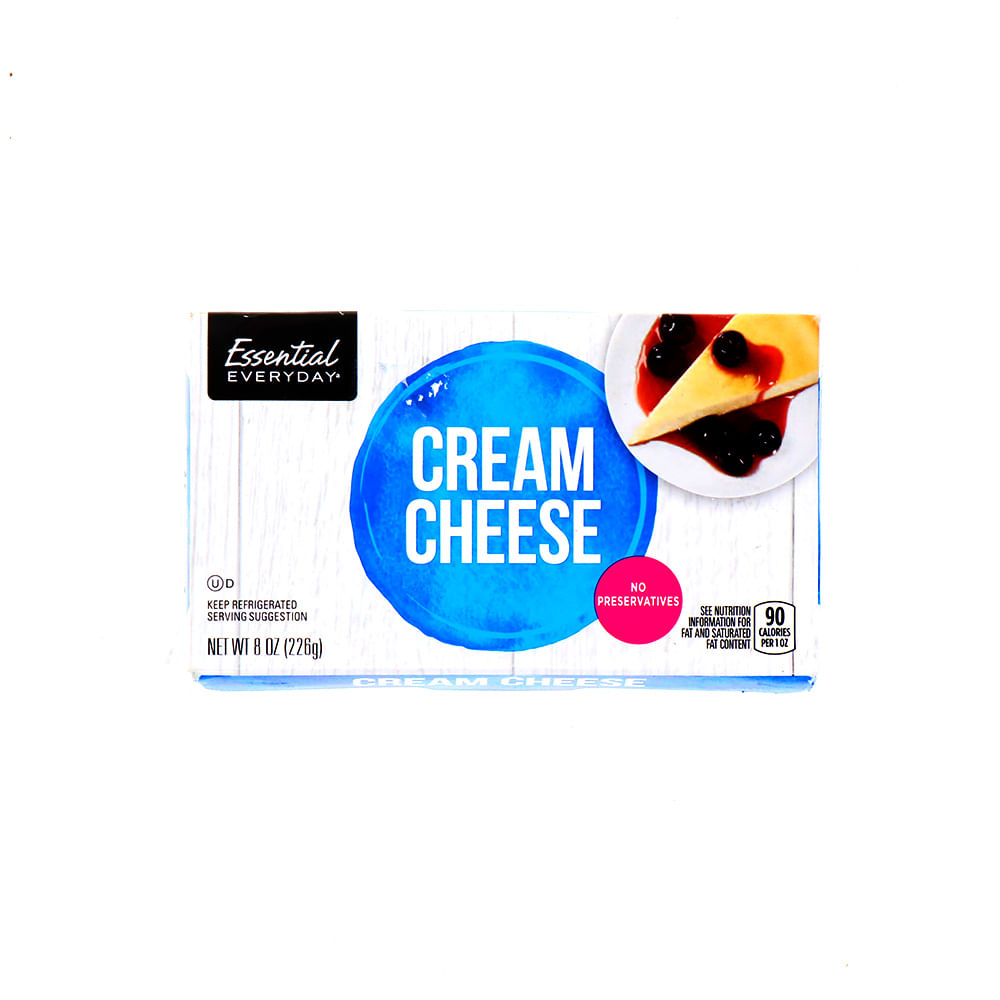 Queso crema en caja por 226 gr Essential Everyday